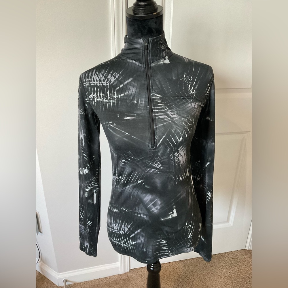 Nike Dri Fit Long Sleeve Running Zip Up Top